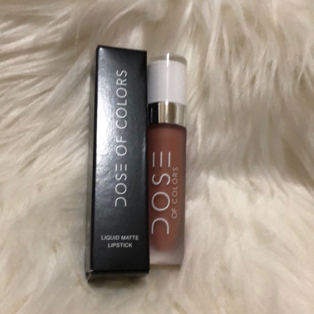 Dose of Colors Liquid Matte Lipstick in Nude Mood
